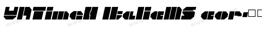 VNTimeH ItalicMS cor字体转换